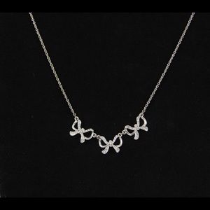 Ann Taylor Three Bow Necklace